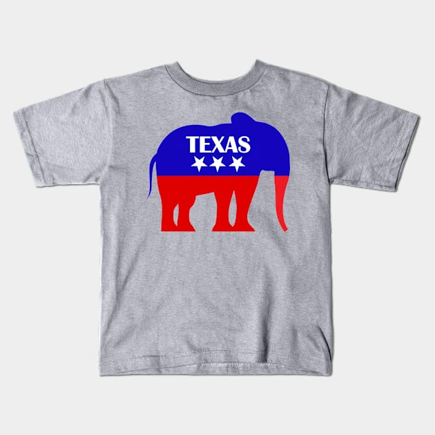 Texas Republican Kids T-Shirt by MtWoodson